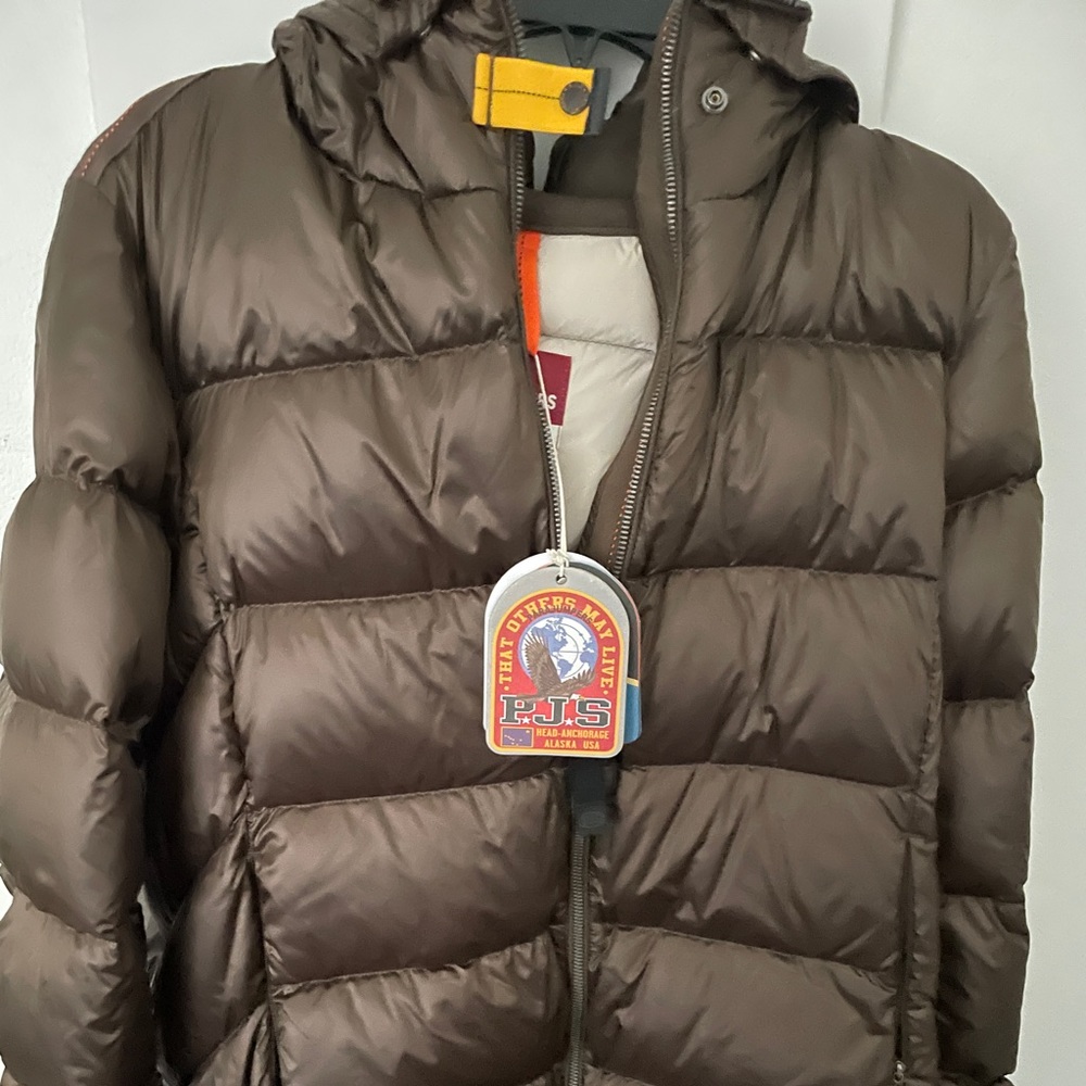 PARAJUMPERS WOMENS MARION DOWN PUFFER COAT SIZE XL - Picture 3 of 8
